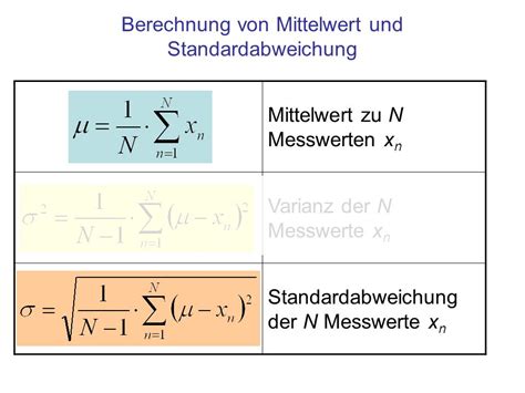 standardabweichung berechnen online